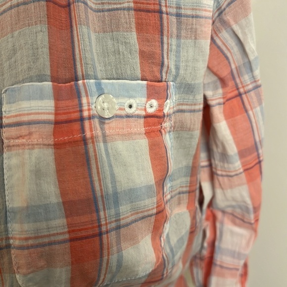 Columbia PFG Women's Plaid Long Sleeve 100% Cotton Button Down Shirt, Sz. S. - Picture 7 of 15